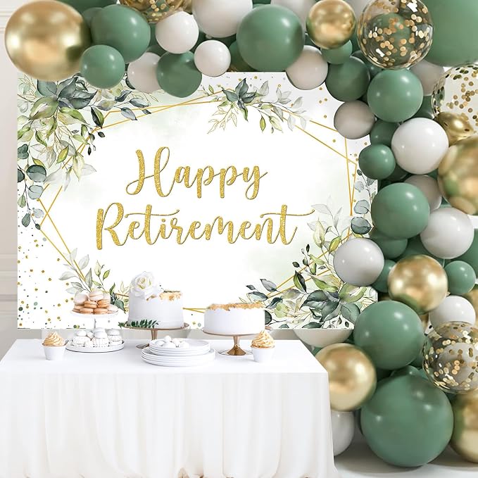 Mocsicka Happy Retirement Backdrop - Image 3