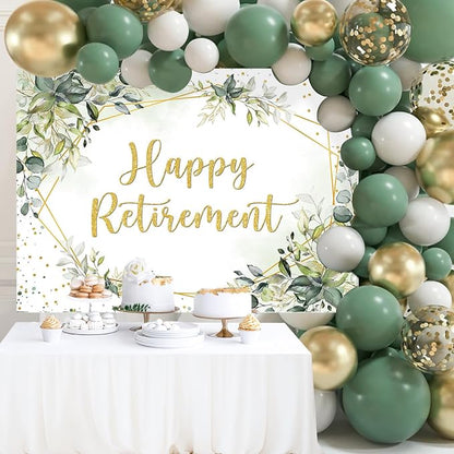 Mocsicka Happy Retirement Backdrop - Image 3