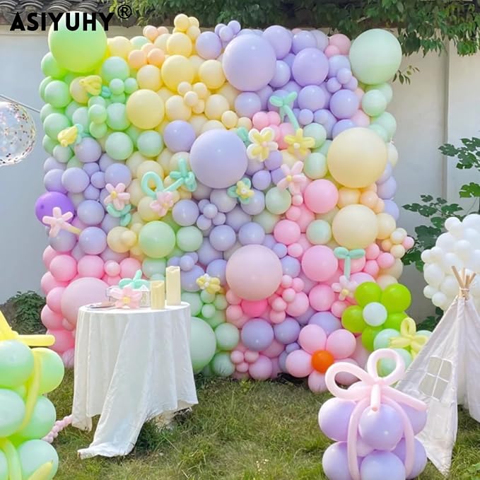 Pastel Balloons 100 Pack 12 inch Pastel Colors Latex Party Balloons - Image 4