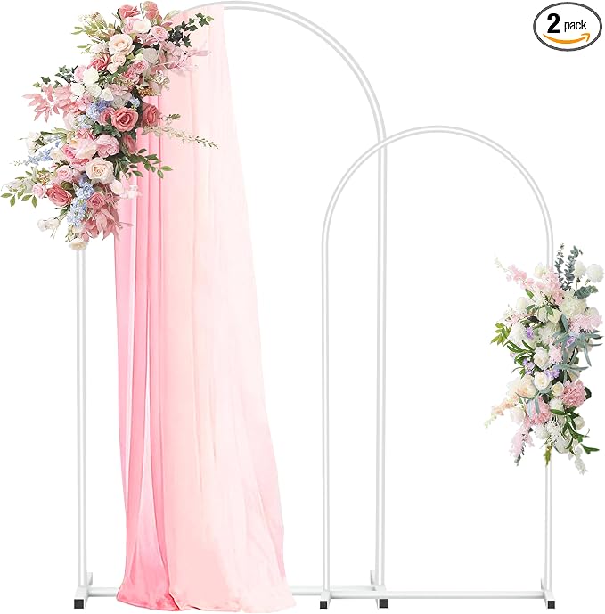 Arch Backdrop Stand Set of 2, Birthday Party, Baby Shower, Graduation, Floral by Unknown
