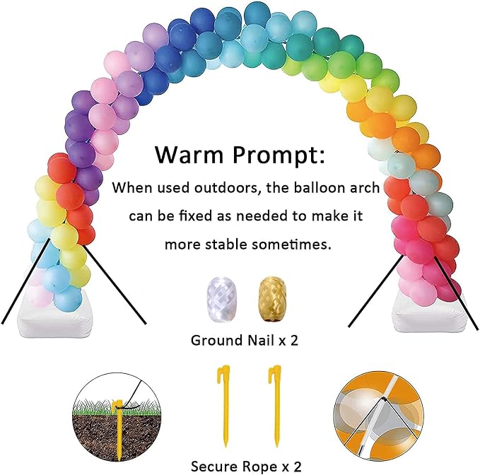 LANGXUN 20ft Balloon Arch Kit, Balloon Arch Stand - Image 4