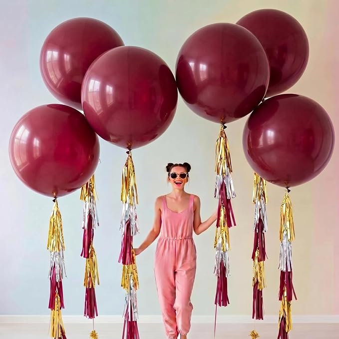 6 Set 36 Inch Giant Balloons by Unknown
