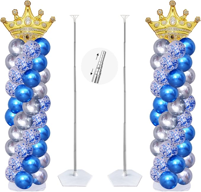 Balloon Column Stand Kit, 6.7Feet Height Adjustable Balloon Tower Pillar by Unknown