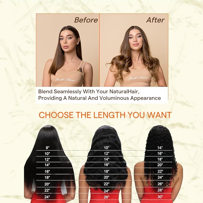 Full Shine Tape in Hair Extensions Color 4 Brown with 27 Blonde Highlights Remy Tape Ins Hair Human Hair Extensions Seamless Extensions 12 Inch Short Hair 20Pcs 30Grams Add Volume
