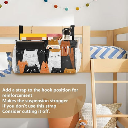 Bedside Caddy Hanging Bunk Bed Caddy Bed Organizer Hanging Pocket - Image 6