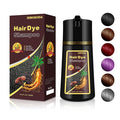 Wine Red Hair Color - 3-in-1 Long-Lasting Natural Dye Shampoo for Gray Hair, Easy Home Use for Men and Women, 16.9 Fl Oz