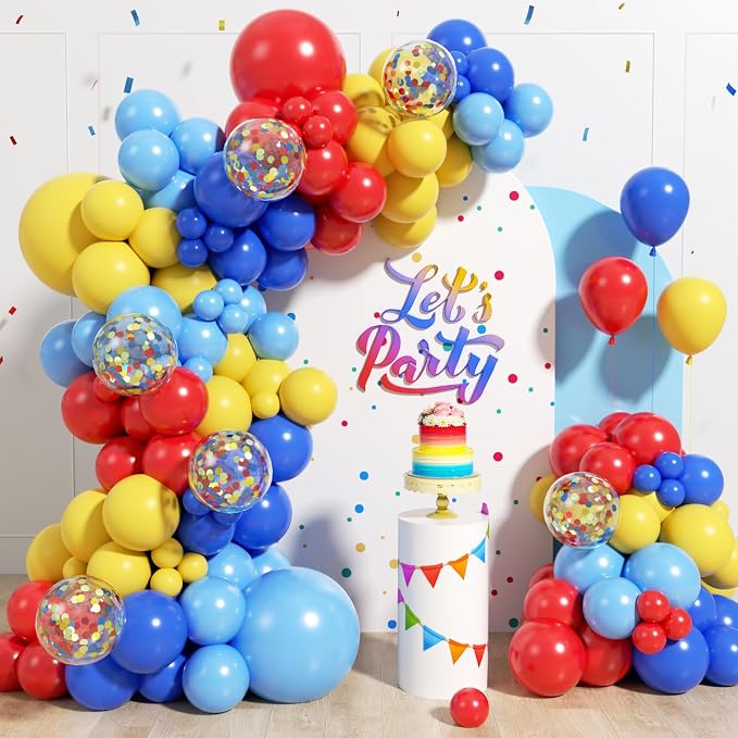 131pcs Carnival Balloon Arch Kit by Unknown