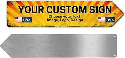 DC custom metal signs arrow signs by DreamController
