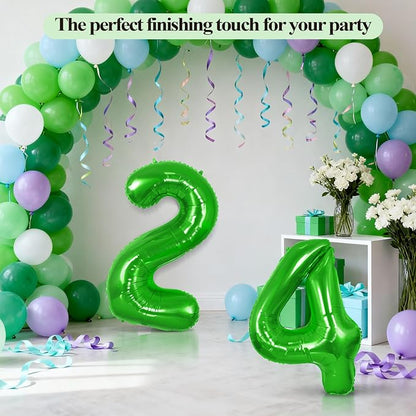 Number 2 Balloons for 2th Birthday Party Decorations, 0-100 Large No.2 Balloons - Image 5