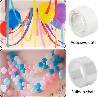 Olen Balloon Arch Strip Kit, 50 ft Tape, 300 Glue Dots - Image 5