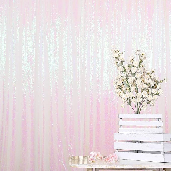 ShinyBeauty 4FTx6FT Sparkly Sequin Photo Backdrop, Photo Booth, Photography - Image 3