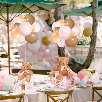 Lenwen 6 Sets Baby Letter Boxes Decorations Table Centerpieces - Image 6