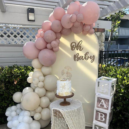 Dusty Pink and Gold Balloons Set - Image 7