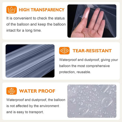 Kedixies 2 Pack Balloon Transport Bags – Extra Large 98.4 x 59 Inch Reusable - Image 5