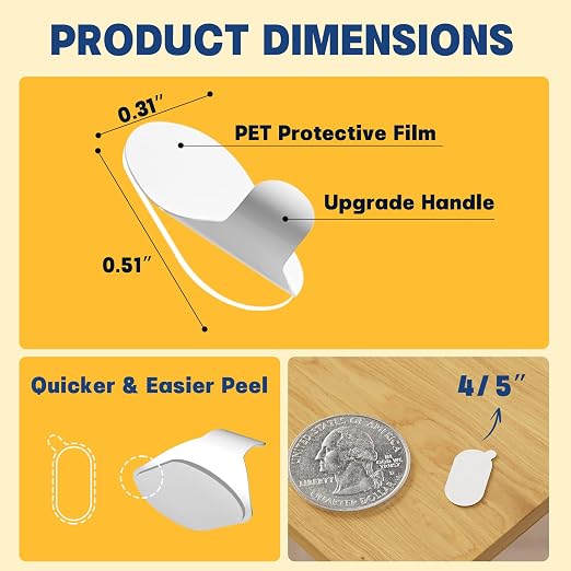 200Pcs Double Sided Sticky Dot Stickers Removable Round Putty Clear Sticky Tack - Image 2