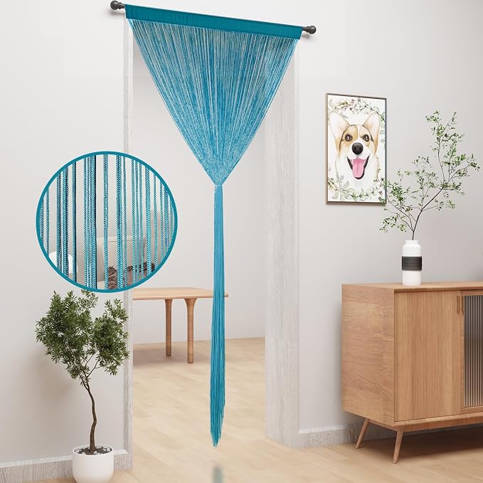 YIIBAII Door String Curtains Fringe Door Curtains - Image 2
