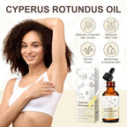 Cyperus Rotundus Oil for Hair Removal, Natural for Reducing Body Hair Growth, Reducing Body Hair Growth, Shrink Pores, Reduces Unwanted Hair Growth, Suitable for All Skin Types - 2.02 Fl Oz