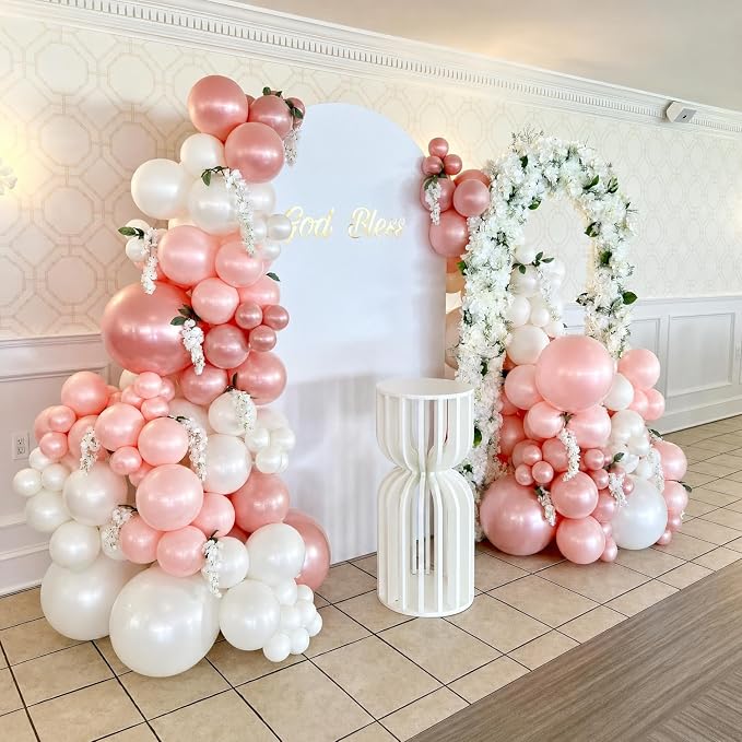Pearl Pink Balloons for Wedding Bridal Shower Baby Shower Decorations | 60Pcs - Image 7