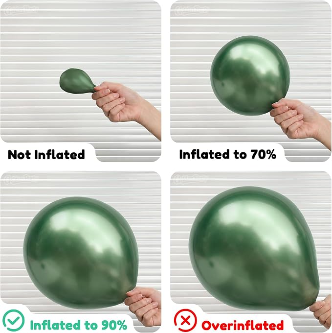 Green Gold Balloons, Baby Shower, Anniversary, Graduation, Wedding Party - Image 6