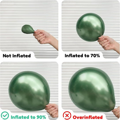 Green Gold Balloons, Baby Shower, Anniversary, Graduation, Wedding Party - Image 6