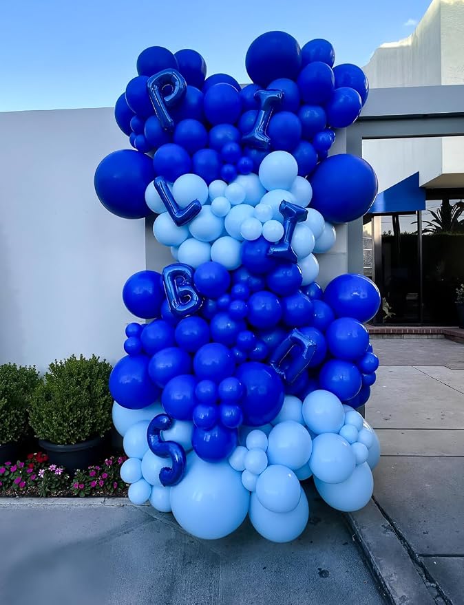 Royal Blue Balloons, Round Latex Balloons - Image 7