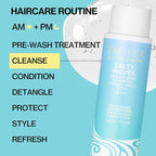 Pacifica Beauty Salty Waves Texturizing Shampoo + Texturizing Conditioner | For All Hair Types | Perfect and Effortless Beach Hair | 100% Vegan & Cruelty Free | Sulfate + Paraben Free