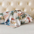 SLPBABY Silk Pillowcase for Hair and Skin with Hidden Zipper Print (Standard(20''x26''), Pattern33)