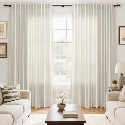 Extra Wide 100 Inch Linen Curtains - Image 7