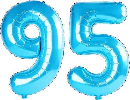 40 Inch Number 95 Balloons for 95th Birthday Party Decorations, 0-100 Jewelry by FOBELEC