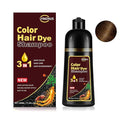 Instant Coffee Hair Dye Shampoo - 3 in 1, Hair Color Shampoo for Women & Men, Long Lasting,Light Brown Shampoo Para Pintar El Cabello, Easy to Apply at Home 500ML