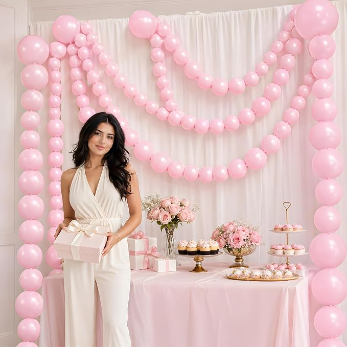 Pink Linking Balloons - Image 4