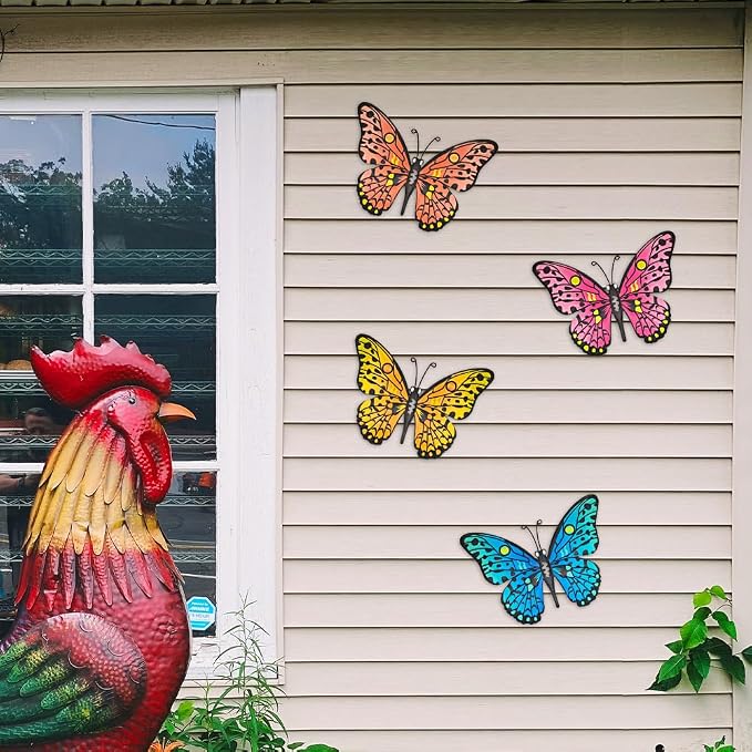 Metal Butterfly Wall Decor - Image 3