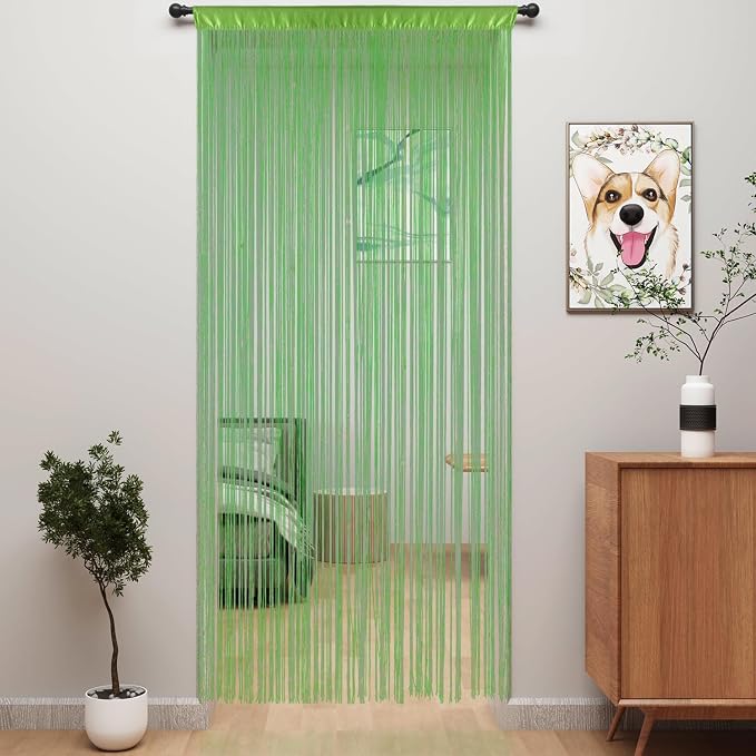 YIIBAII Door String Curtains Fringe Door Curtains by YIIBAII