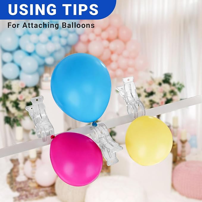 Rosellas 10 Pack Balloon Arch Clips - Image 7