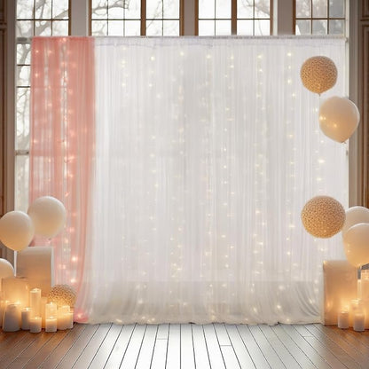 30x10ft White Tulle Backdrop Curtain - Image 7