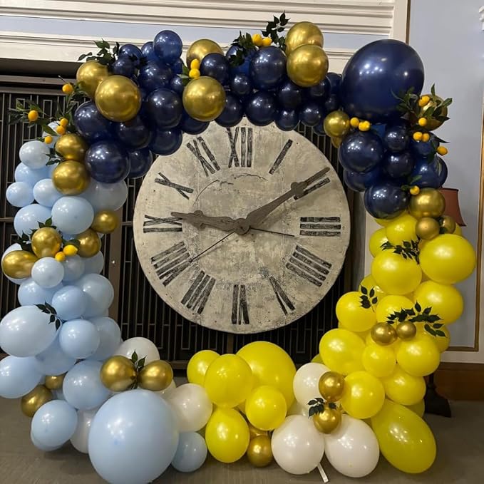 100 Pack 12 inch Navy Blue Latex Balloons - Image 6
