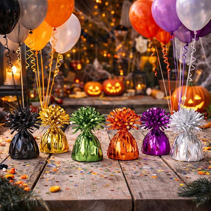 ROYALHOUSE Metallic Wrapped Balloon Weights - Image 3