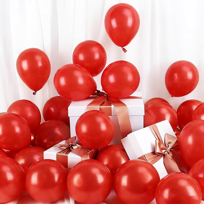 RUBFAC Red Balloons, 2026 International Football Game Decor, Graduation by RUBFAC