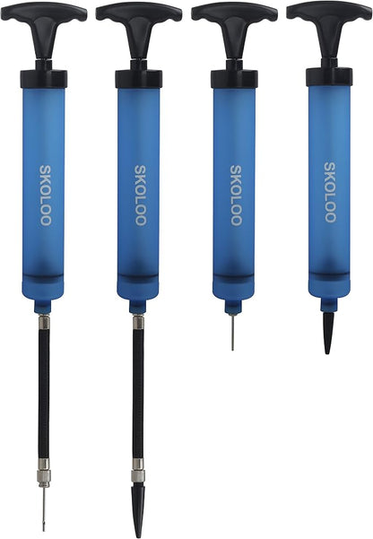 SKOLOO 10" Portable Hand Air Ball Pump Inflator Kit - Image 7