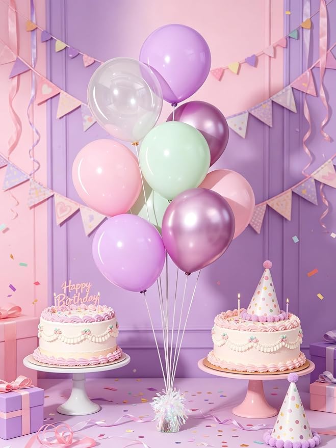 Iridescent Balloon Weights Pack of 6 - Image 4