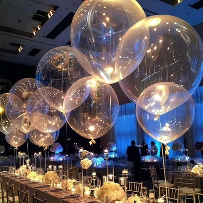 50 Pack Clear Balloons 24 Inch Clear Latex Balloon - Image 7