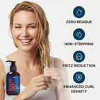 Curl Restoration Conditioner | Deep Cleansing Hydrating Curl Treatment for Curly Hair Women