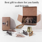 8 Pack Flat Brown Hair Clips – Neutral Matte French Brown Claw Clips for Women, Strong Hold Non-Slip Hair Barrettes for Everyday Office or Coffee Look