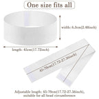 40 Pack Spa Headband for Women Disposable Skincare Headbands for Facials Esthetician Supplies Esthetician Headbands Stretch for Women's Hair (40 Pcs White)