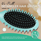 Curly Hair Brush Set,Curl Defining Brush for Curly Hair,Trident Handle Design,Detangling & Shaping & Defining Curls for Women and Girls,Wet or Dry Hair(Green)