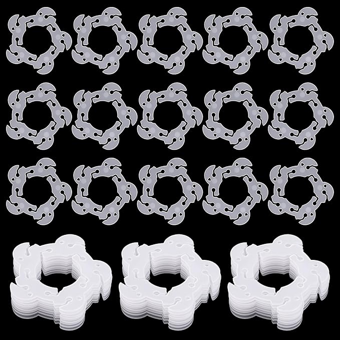 100 PCS Reusable Balloon Clips, Plastic Balloon Arch Connectors | Clear Balloon by Unknown