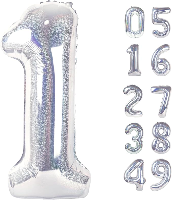 Laser Silver 1 Balloon by IWERP