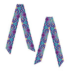 Headbands Tie Dye Art Head Hairband for Women Girls Lady, Lovely Neck Scarves Sports Fitness Shower Sweat Band Headbands Adjustable Make Up Wrap Neck Decor