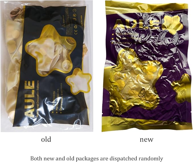 AULE 42Pcs Metallic 12 Inch Gold Confetti Balloons Set | Gold Party Balloons - Image 7