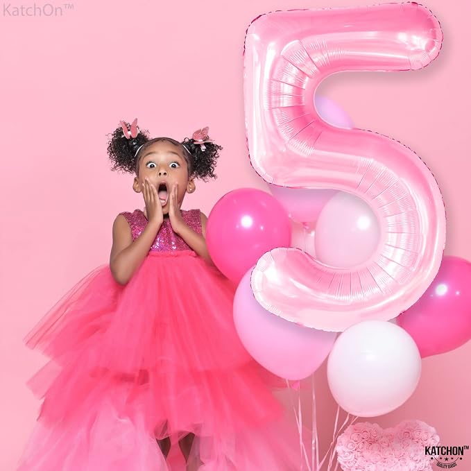 KatchOn Pink 5 Balloon - Image 6